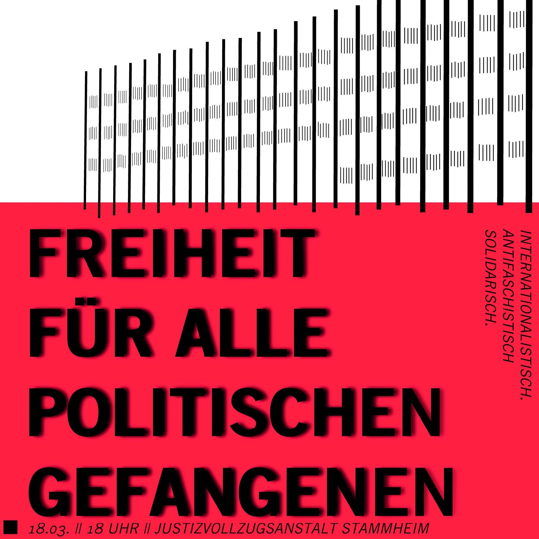 Kundgebung am 18.03. in Stammheim
