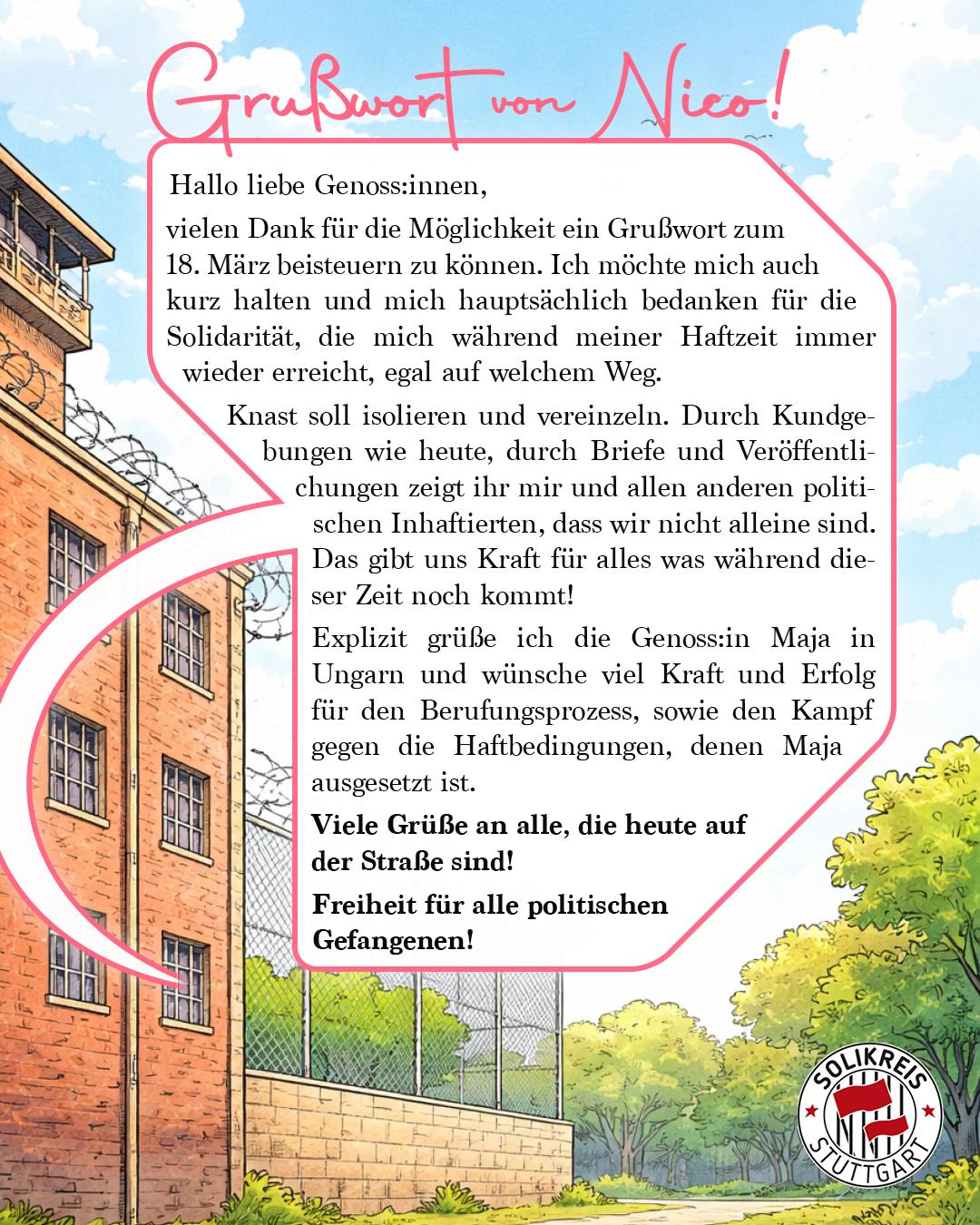 Grußwort von Nico zum 18.03.