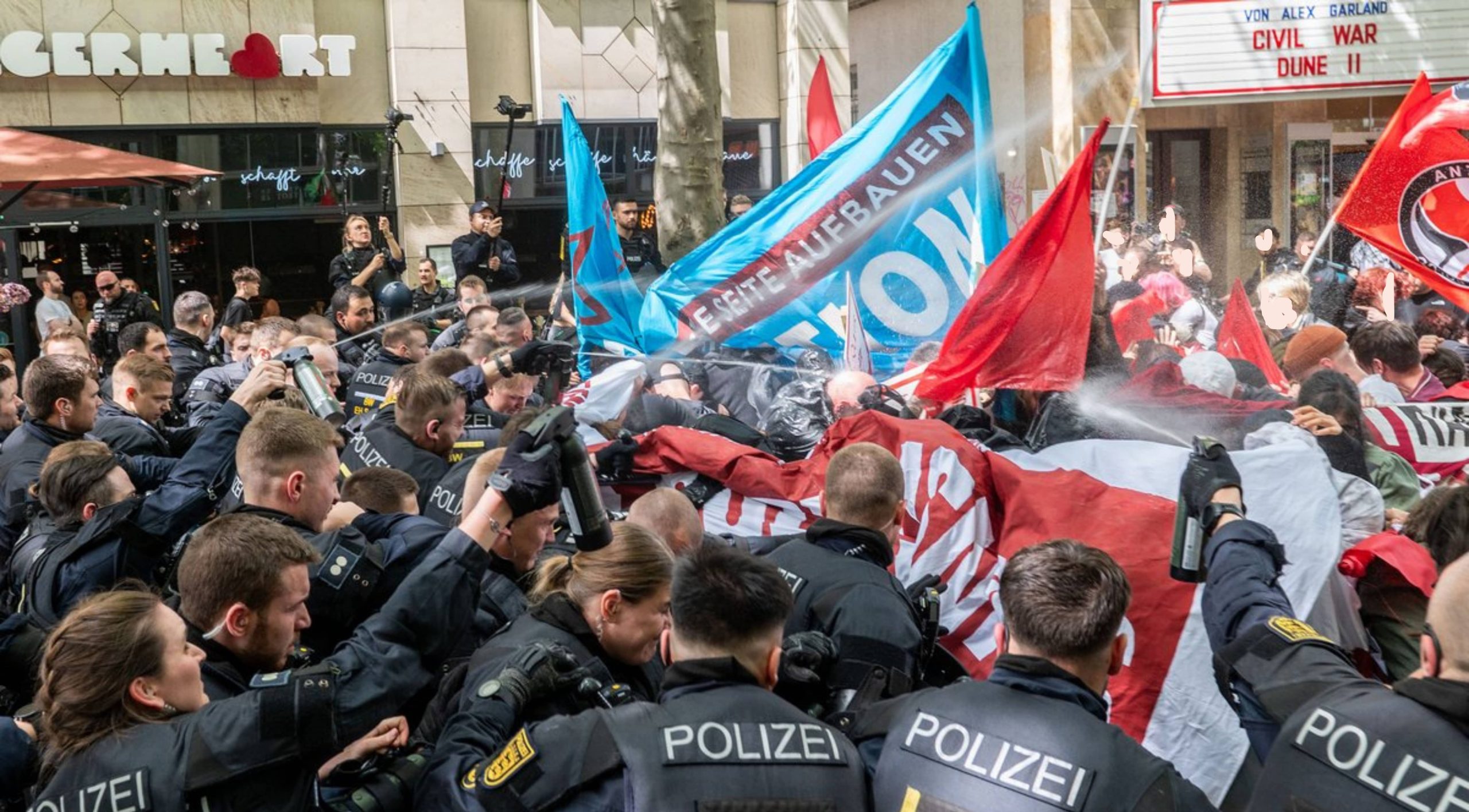 Aufruf der über 40 Angeklagten zur Beteiligung an den 1.Mai Aktivitäten