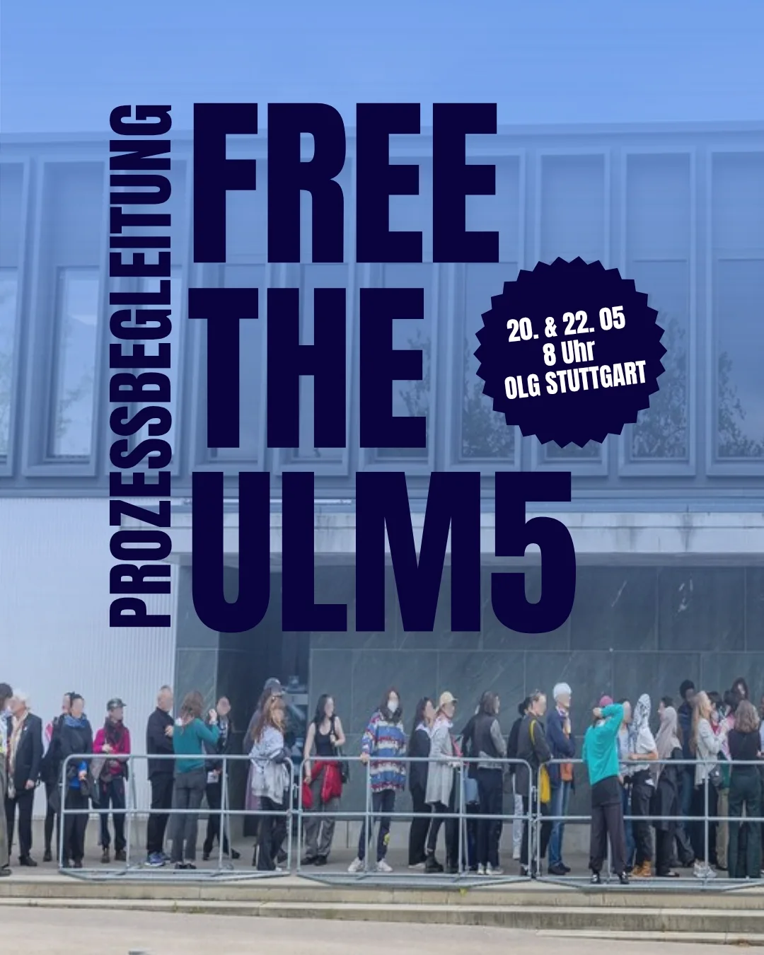 Prozessbegleitung der Ulm 5 am 20. & 22.05.