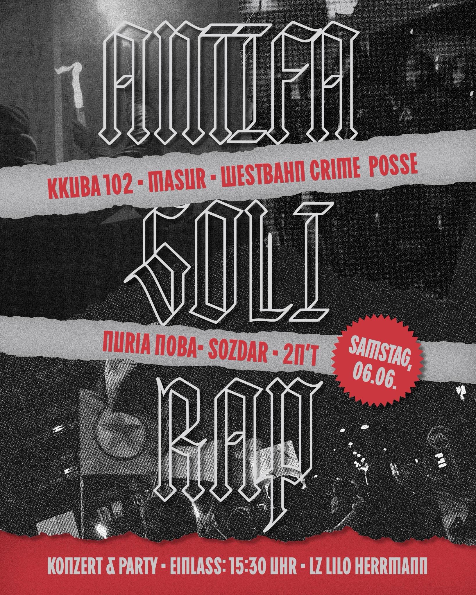 Antifa Soli Konzert am 6.06.