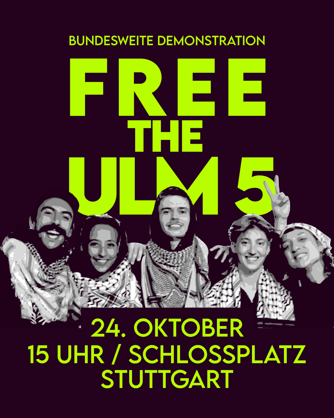 Aufruf zur bundesweiten Ulm 5 Demo