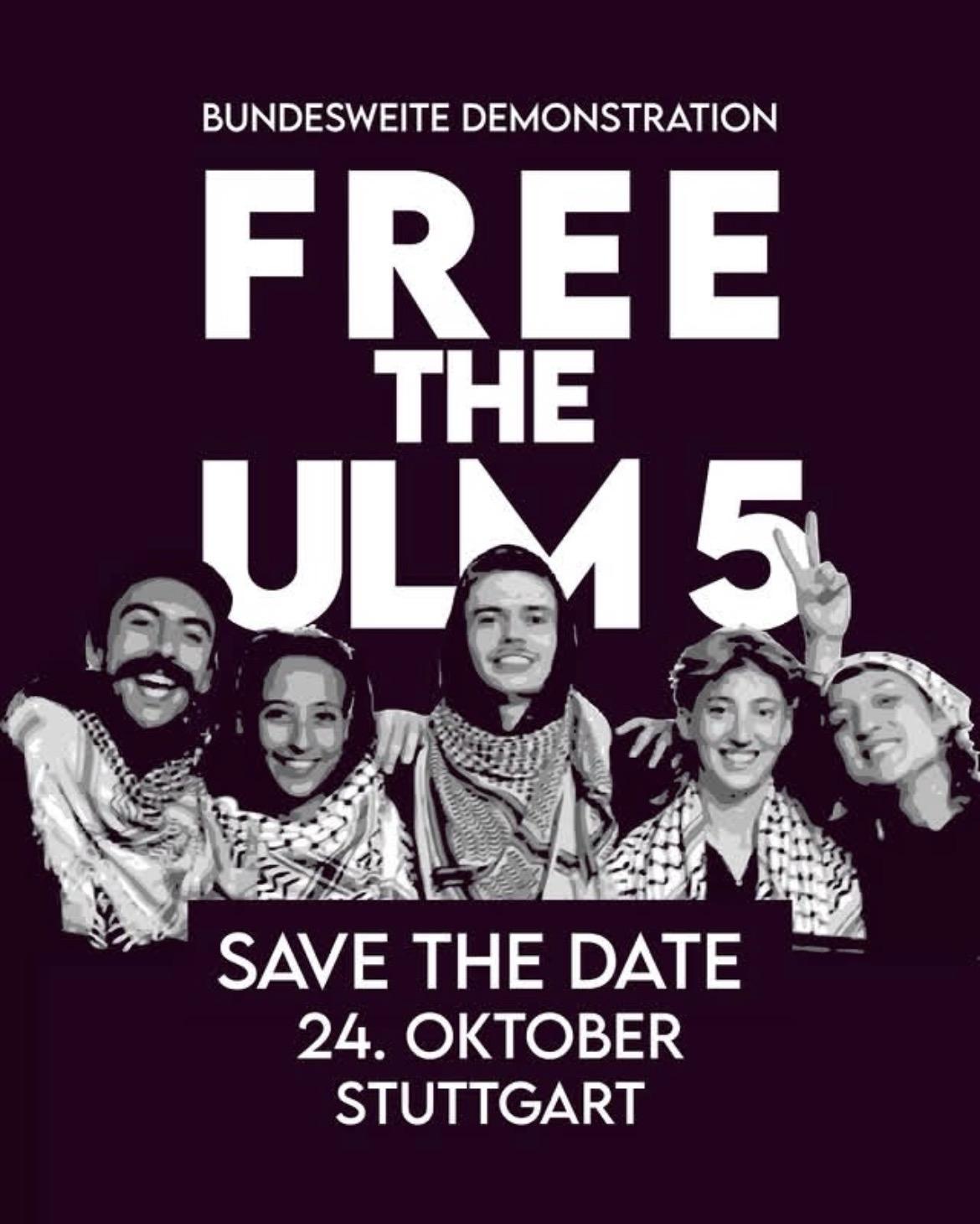 Bundesweite Ulm 5 Demo in Stuttgart am 24.10.